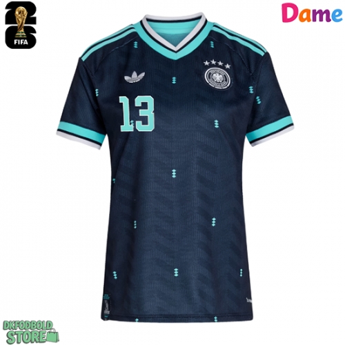 Tyskland Deniz Undav #13 Replika Udebanetrøje Dame VM 2026 Kortærmet